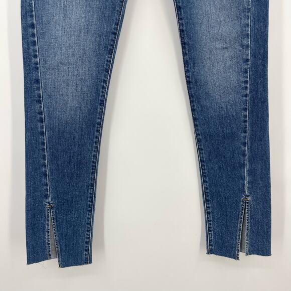 Etica | Twisted Seam Slim Split Hem Jeans Riverside Wash 26 - Picture 9 of 14